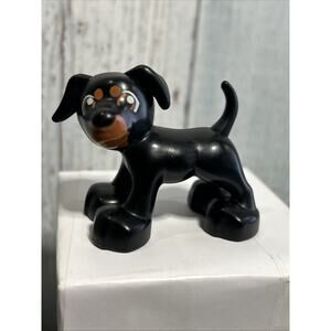 Lego Duplo Figure Dog Black